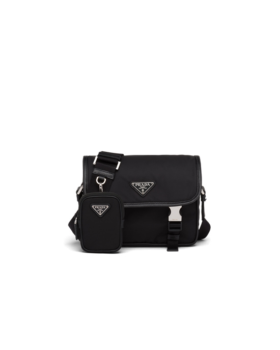 Prada Re-nylon And Saffiano Kozene Shoulder Bag Čierne | XJVOQT759