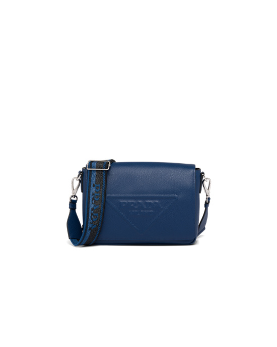 Prada Saffiano Kozene Shoulder Bag Bluette | ACLRTI278