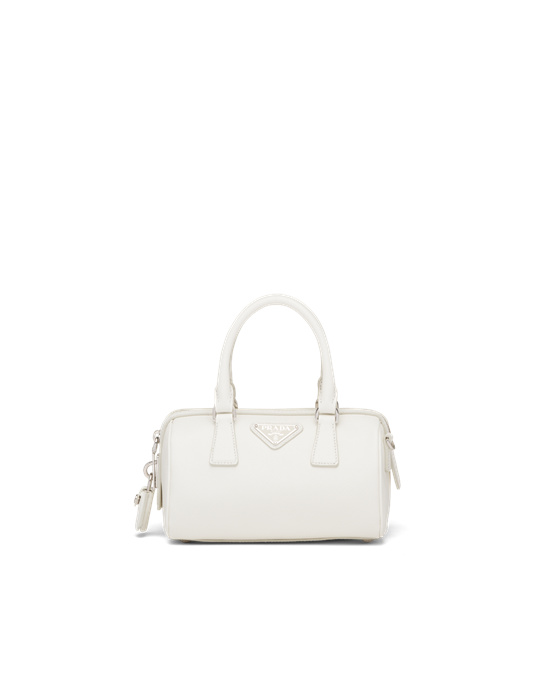 Prada Saffiano Kozene Top-handle Bag Biele | AXJSGY549