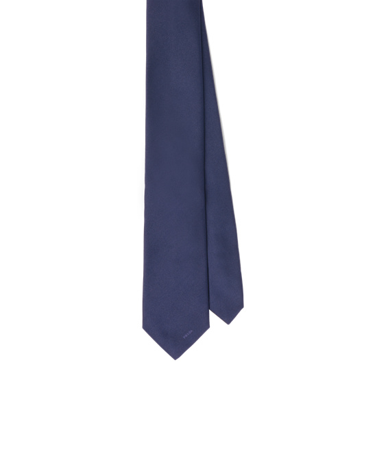 Prada Satin Tie Námornícka Modrá | EBDXTL307