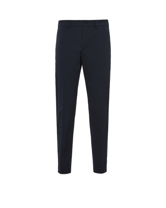 Prada Stretch Technical Fabric Trousers Námornícka Modrá | UWLYGI540